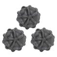thumbnail image 2 of Bola De Masaje Para Fascitis, Bola De Masaje Con Puntos Gatillo Sólidos Negros, Suave, 3 Piezas, Liberación Miofascial, Forma De Pétalo Elástico Para Brazos, 2 of 7