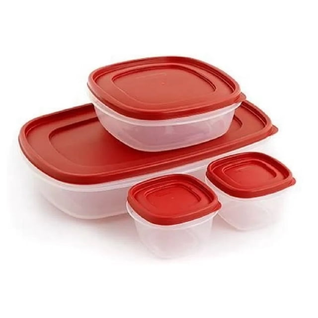 Paquete Set De 4 Tuppers Contenedor Tamaños Rubbermaid Rubbermaid 4Pack