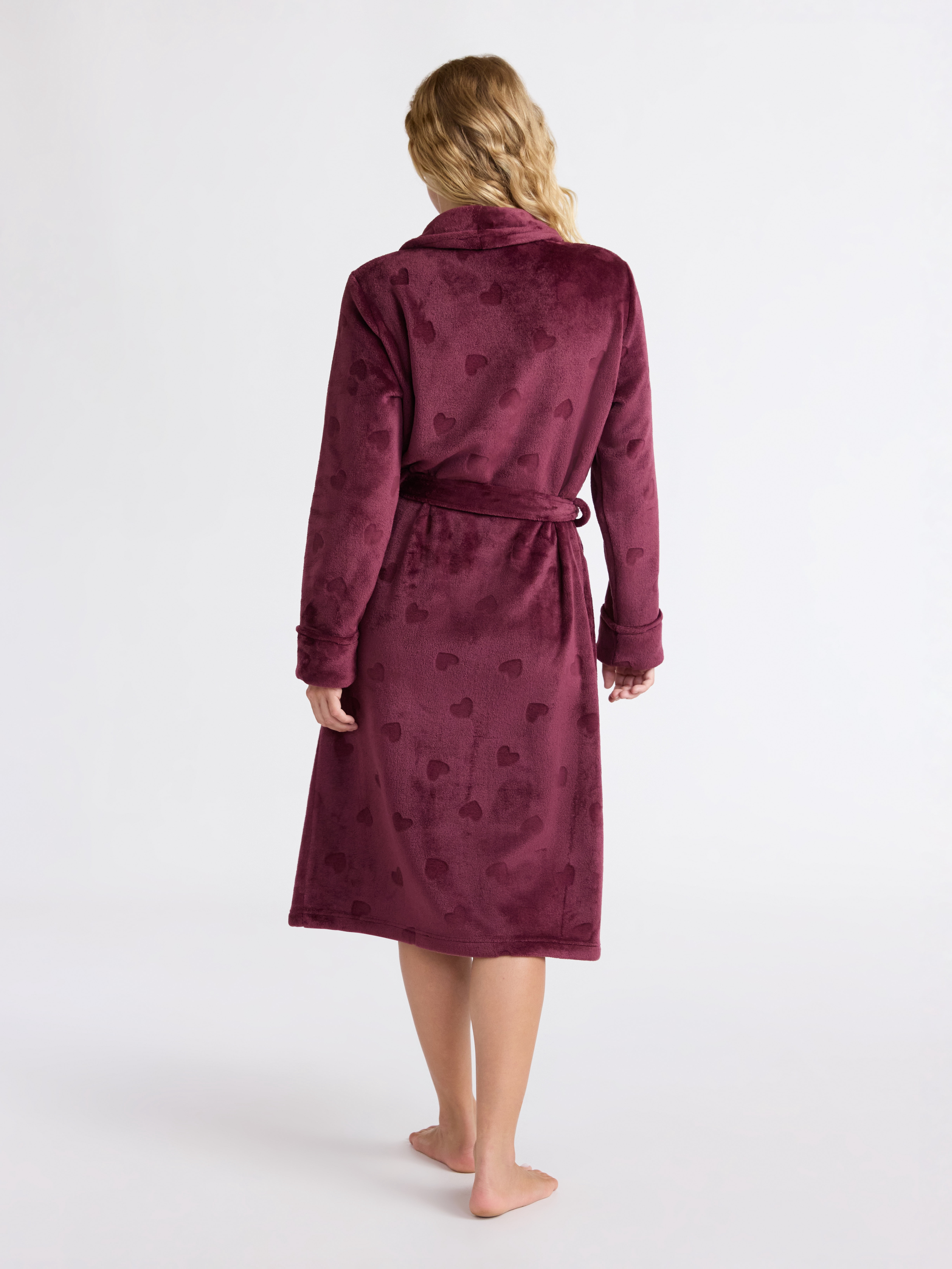 Joyspun Women's Plush Robe, Sizes S-3X