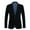 Black, variant on Xmyrz Lightweight Jacket Men Plus Size Slim Fit Suit Jacket Thin Versatile Long Sleeve Golden Velvet Men'S Coats Outerwear Jacket