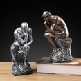 thumbnail image 4 of Resin Thinkers Statue Ornaments Home Decorations Accessories(1pc,golden), 4 of 5
