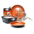thumbnail image 1 of Gotham Steel Tastic Bundle 7 Piece Cookware Set Titanium Ceramic Pan, Copper, 1 of 4