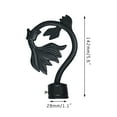 thumbnail image 5 of GERsome Curtain Finials Curtain Rod Finials Cap End Drapery Pole Drape Rod Finals Head Cap Single Piece, 5 of 6