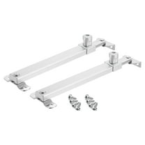 2Pcs 285mm Casement Stay Window Latch, Stainless Steel Casement Window Stays, Adjustable Friction Stay Hinges Window Brace, Spray Silver