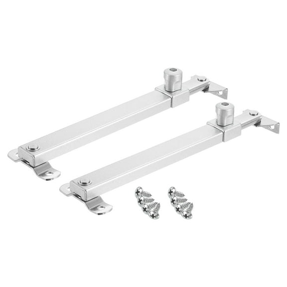 2Pcs 285mm Casement Stay Window Latch, Stainless Steel Casement Window Stays, Adjustable Friction Stay Hinges Window Brace, Spray Silver