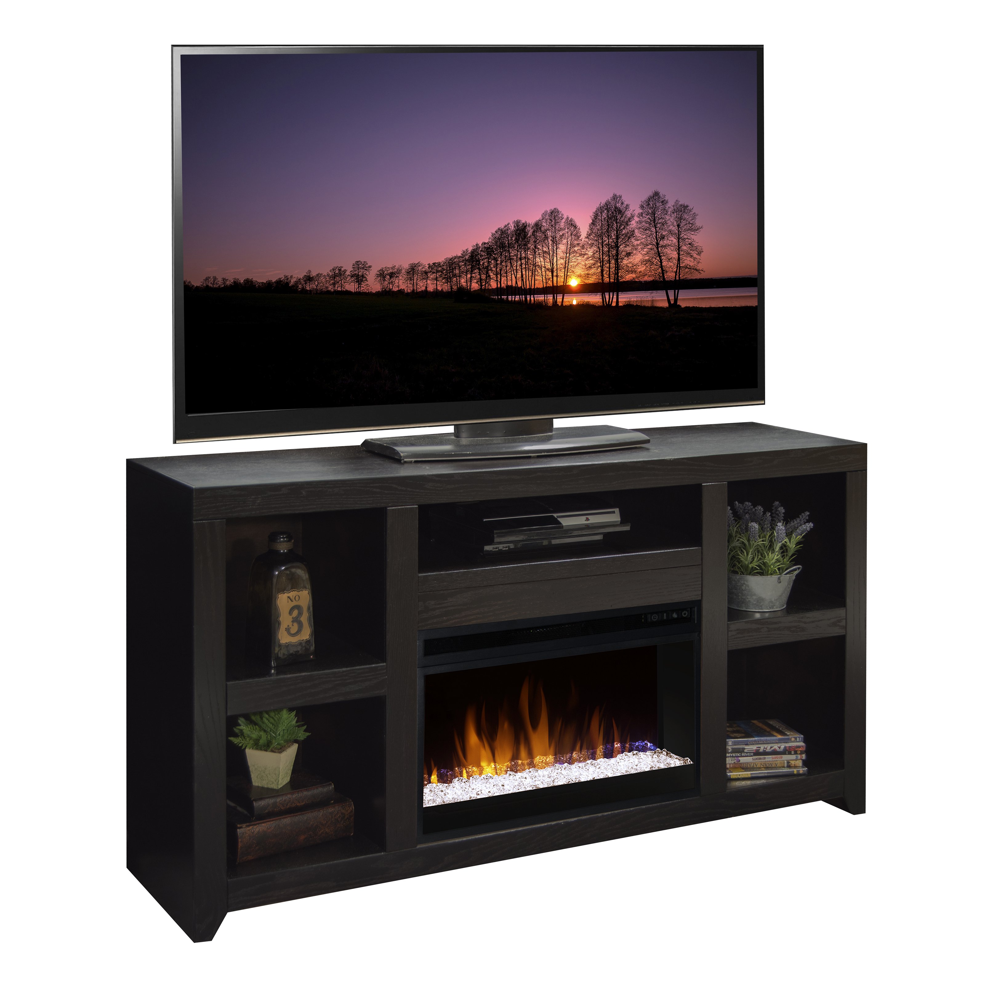 Legends Furniture Skyline 63 in. Electric Media Fireplace