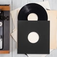 thumbnail image 1 of SKISUNO 10 Pcs Housse de Disque Vinyle Noire Réutilisable pour Rangement Standard, 1 of 5