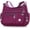 Purple, variant on Nylon Crossbody Bags for Women Waterproof Shoulder Bag Ladies Multi Pocket Tote Handbag Travel Messenger Bag