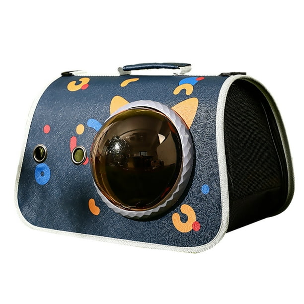 Bolsa De Transporte Para Mascotas, Gran Capacidad De Carga, Lindo Transportador Para Gatos De Malla Transpirable, Ligero Para Uso Diario Y Al Aire Libre