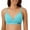 Teal Tone, variant on Hanes Women's Originals Seamless Bralette, Rib Contour Bralette, ComfortFlex Fit Color-Teal Tone Size S-XXL