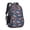 Fireman and Flame, variant on Fireman and Flame Blue Pattern Backpack for School, Cute School Bag with Adjustable Shoulder Straps and Padded Back, 16.9"x12.6"x5.9"