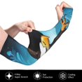 thumbnail image 2 of Balery Night Sky Forest Bald Eagle Mangas Refrescantes para Brazos para Hombre y Mujer – Transpirables y Absorbentes de Humedad para Mujeres, Hombres y Niños, 2 of 7