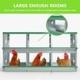 thumbnail image 6 of Chicken Nesting Boxes for Laying Eggs, 6 Compartments/ 8 Compartments Nesting Boxes to Collect & Protect Eggs, Chicken Laying Boxes for Hens, 6 of 7