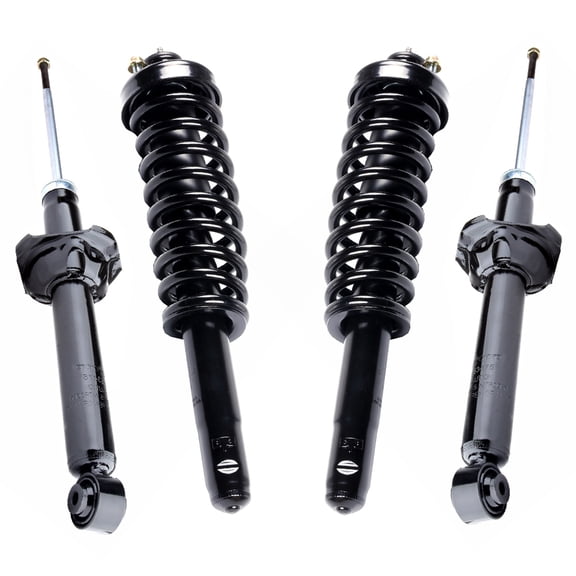 SCITOO Complete Strut Shock Coil Spring Assembly Kit Fit for 1997 1999 2001 for Honda CR-V (Front and Rear Pair)
