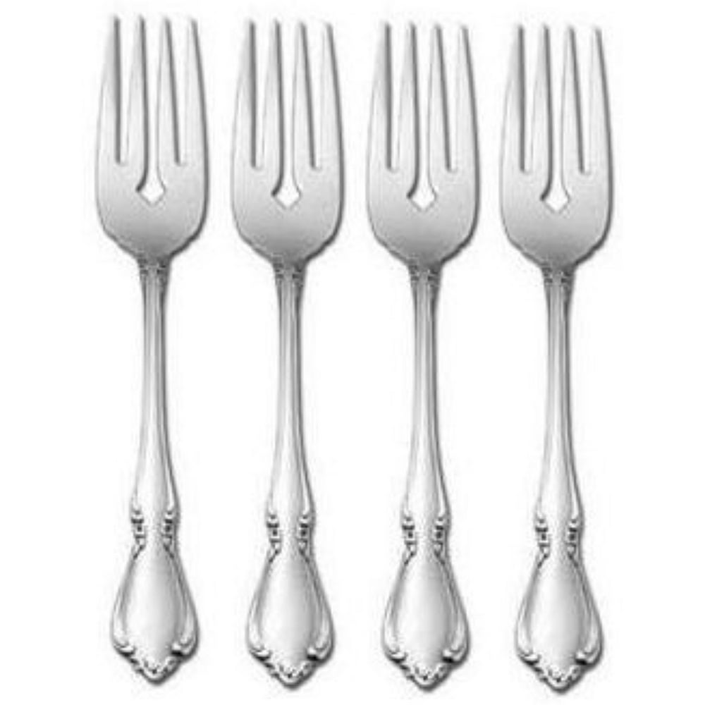 Oneida Chateau Salad Forks, Set of 4