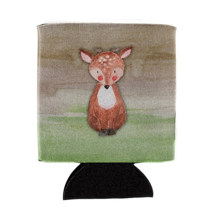 

Carolines Treasures BB7442CC Baby Deer Watercolor Can or Bottle Hugger Can Hugger multicolor