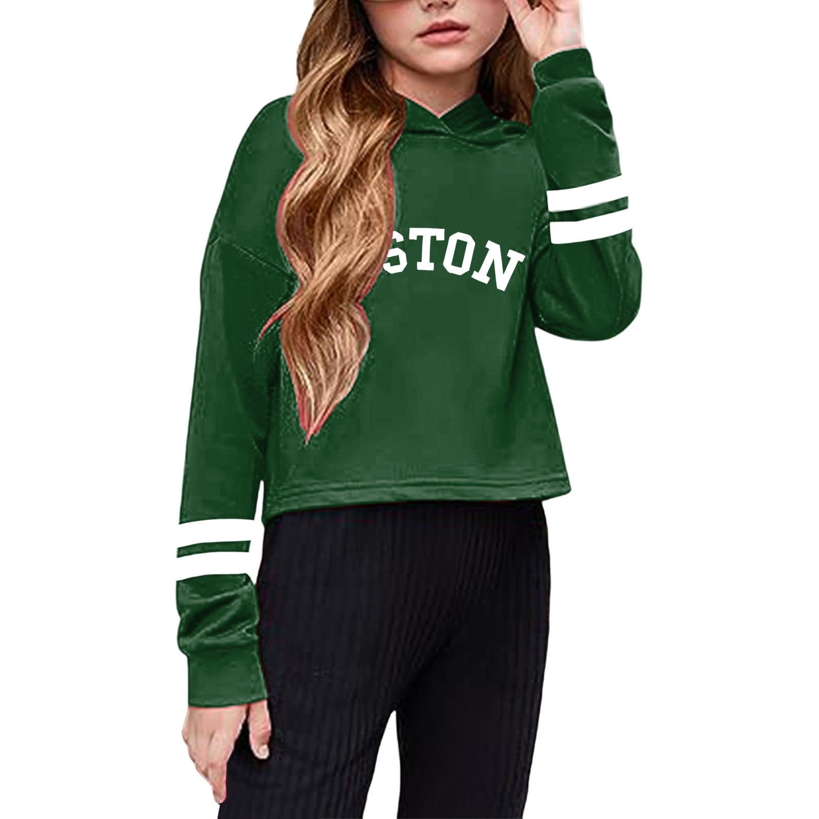 MEZZALL Girls Sweatshirt Kids Casual Loose Active Full Sleeves