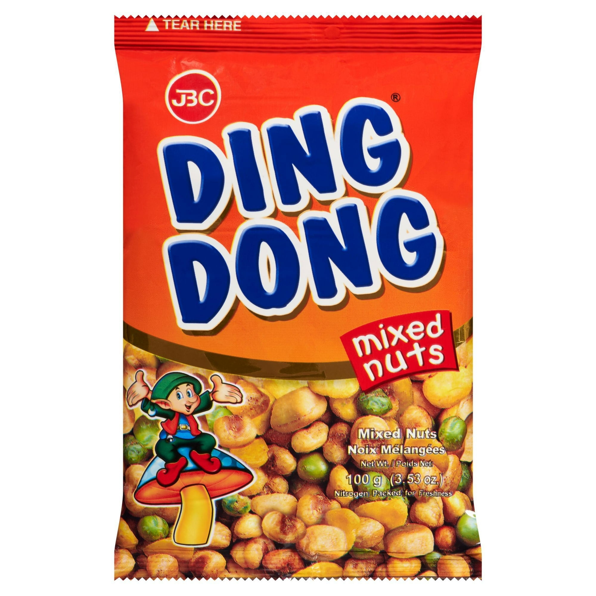 Ding Dong Mixed Nuts 100g per Bag, 100 g
