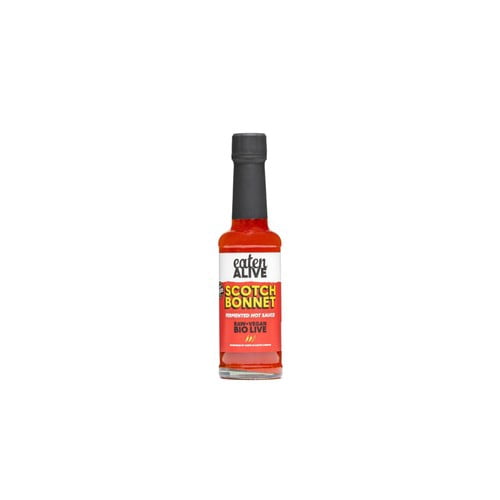Eaten Alive Scotch Bonnet Fermented Hot Sauce 150ml, British Import (Pack of 2)