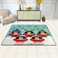 thumbnail image 2 of Dreamtimes Merry Christmas Non-Slip Area Rug 72"x48", Funny Choir Penguins Soft Non Slip Washable Floor Mats for Indoor Front Porch,Living Room, Bedroom,Kitchen, 2 of 5