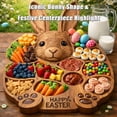 thumbnail image 2 of ACDANC Easter Bunny Wooden Charcuterie Board,Cute Rabbit Shaped Serving Tray with Compartments,Farmhouse Wood Snack & Cheese Platter for Holiday Party Table Centerpiece Kitchen Decor Gift (1Pcs), 2 of 7