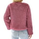 thumbnail image 3 of Chaquetas y abrigos casuales sin capucha de manga larga para mujer, blusa lisa de manga larga, abrigo, chaqueta, tops de poliéster para mujer, 3 of 6