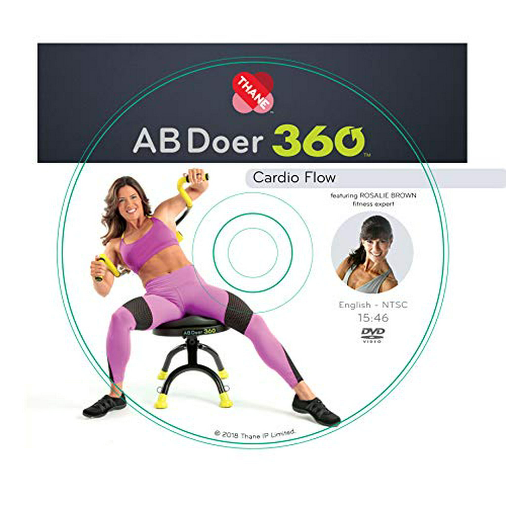 AB Doer 360 Fitness System Accessories Set of 3 Workout DVD s Walmart