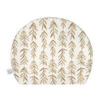 Boppy Pregnancy Support Wedge Pillow with Removable Jersey Pillow Cover, Taupe Grassland Design, Firm Compact Support, Portable Prenatal and Postnatal Positioning