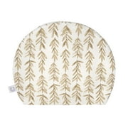 Boppy Pregnancy Support Wedge Pillow with Removable Jersey Pillow Cover, Taupe Grassland Design, Firm Compact Support, Portable Prenatal and Postnatal Positioning