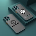 thumbnail image 3 of Funda de teléfono con logotipo amg-dark para Apple iPhone 14 13 12 11 XS Mini Pro Max 8 7 6S 6 XR X Plus, cubierta translúcida esmerilada, 3 of 4