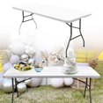 thumbnail image 1 of Mantel Elástico De Spandex Para Un Mantel De Poliéster Lavable Con Agua Y Plegable Para Picnics Y Reuniones Al Aire Libre 183*76 Cm, 1 of 4