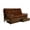 Saddle Brown, variant on Kodiak Furniture Tucson Rustic Walnut Storage Futon with Java Brown Mattress