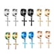 thumbnail image 1 of Pendientes de cruz de estudiante masculino personalizados de acero de titanio simples a la moda, pendientes de botón, juego de botones de cruz, 1 of 5