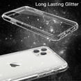 thumbnail image 3 of JETech Glitter Case for iPhone 11 Pro, 5.8-Inch, Bling Sparkle Shockproof Phone Bumper Cover, Cute Sparkly for Women and Girls (Clear), 3 of 7
