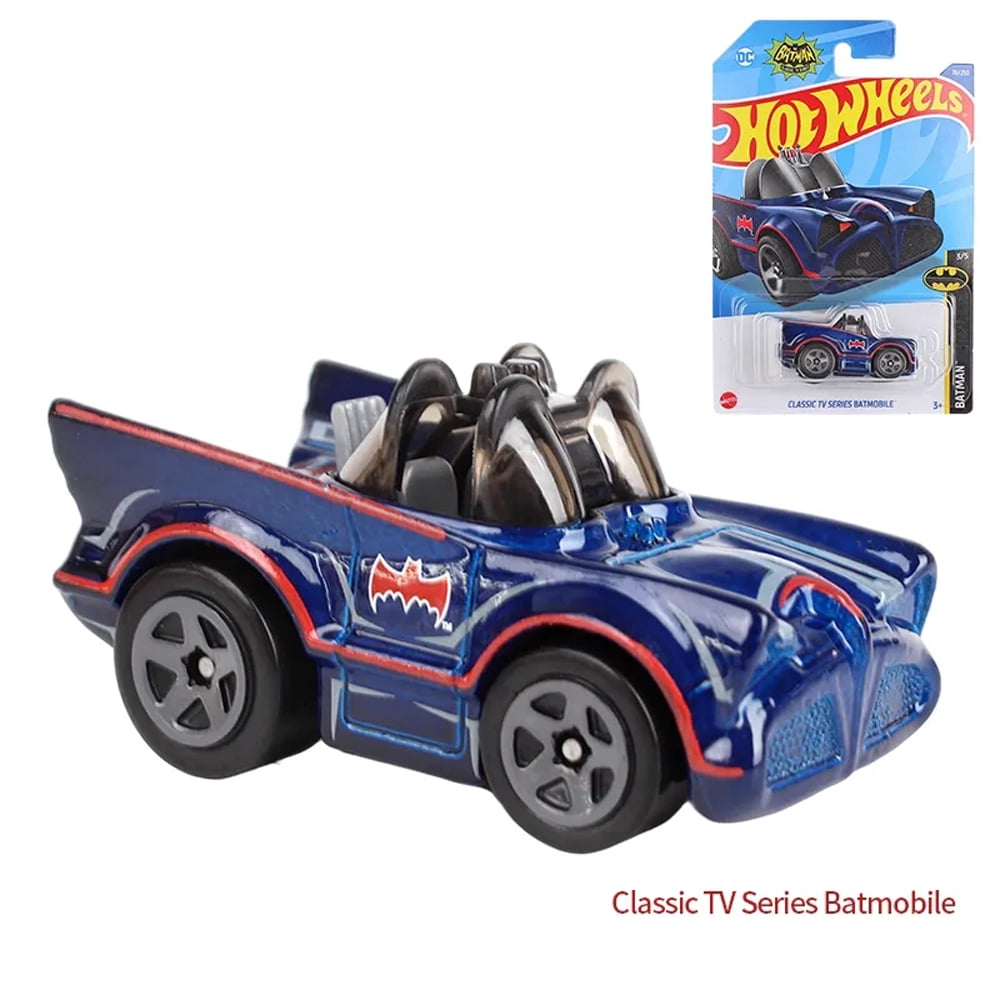 Hot Wheels Classic TV Series Diecast Vehicle Series - HCT04 ~ Batmobile ~ Blue ~ 3/5
