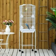 pawhut 63 in. bird cage with stand