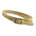 thumbnail image 1 of Women Skinny Leather Belt Thin Waist Jeans Belt for Pants in Pin Buckle Belt, 1 of 4
