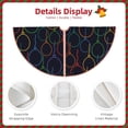 thumbnail image 5 of Bingfone Christmas Tree Skirt Mat Christmas Decoration Interior 48"-Colorful Balloons, 5 of 8