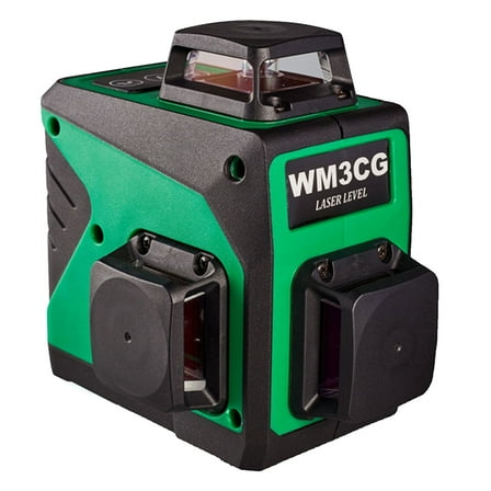 Wokeline WK3CG Three Plane Cross Line 3CG Rotary Laser Level Green Beam