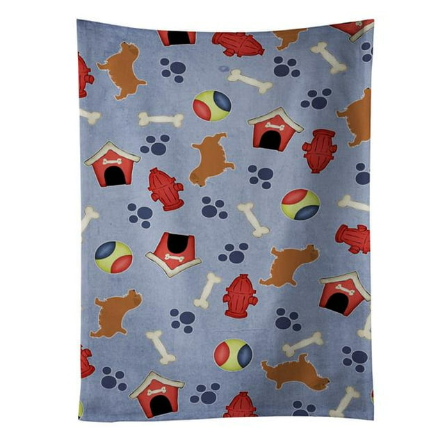 Carolines Treasures BB3909KTWL Norfolk Terrier Dog House Collection Kitchen Towel