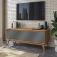 thumbnail image 1 of Mueble TV 55" Kappesberg 136cm con 3 Puertas Canela/Gris, 1 of 10