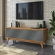 thumbnail image 1 of Mueble TV 55" Kappesberg 136cm con 3 Puertas Canela/Gris, 1 of 10