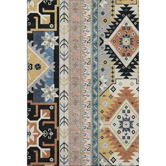 Dalyn Rugs Premium Machine Washable Mayfield AMF1015 Black 2'6" x 3'10" Rug
