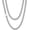 18 inches 6mm Silver, variant on Silver Tone/14K Gold Plated Chain Necklace for Men, 5mm/6mm/7mm/8mm/9mm Stainless Steel Cuban Link Chain Necklace, Men's Chains 18-28 Inch Jewelry Gifts