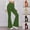 Green, variant on HAOTAGS Women Yoga Pants,Breathable High Waist with Pockets Flare Trousers Green 2XL