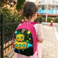 thumbnail image 5 of Geometry Dash Casual Daypacks Simple Shoulder Bag Rucksack Travel Backpack, 5 of 6