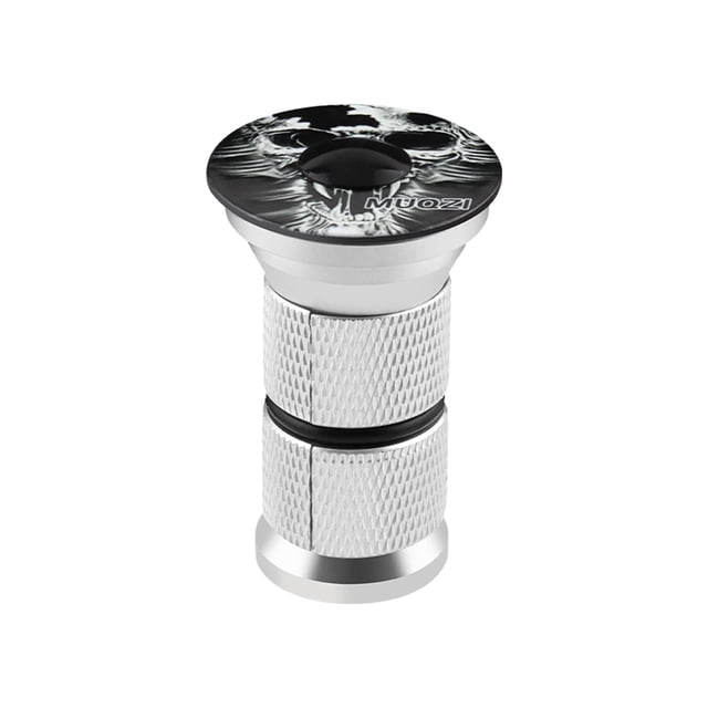 Tapa Superior Para Auriculares Con Vástago De Bicicleta, Tapa De 31,8mm, Fácil De Instalar, Tapón Expansor De Horquilla, Skull Monster