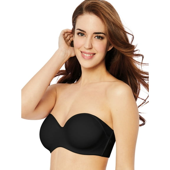 Bali One Smooth U® Strapless Multiway Underwire Bra Black 42DD Women's