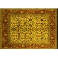 thumbnail image 1 of Ahgly Company Machine Washable Indoor Rectangle Oriental Yellow Industrial Area Rugs, 5' x 7', 1 of 4