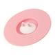 thumbnail image 1 of Tapa de taza Reutilizable Inteprter a prueba de fugas rosa, 1 of 6